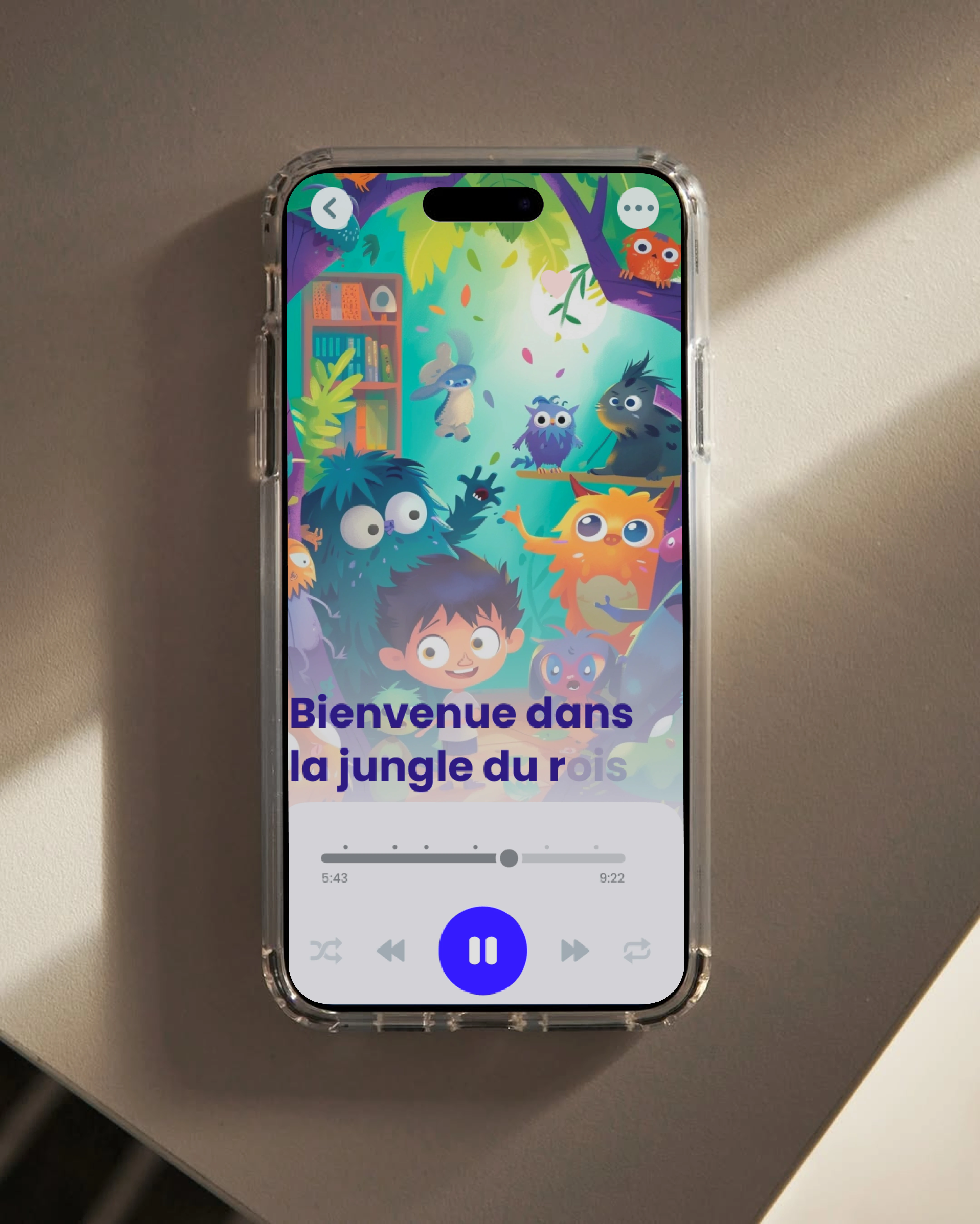 Interface de création